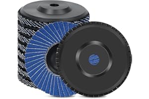 Flintronic Flap Discs 76mm 40/60/80/120 Grit, 10 Pack Grinding Sanding Discs Wheel for Angle Grinder, Abrasive Discs for Stainless Steel, Cast Iron, Sheet Metal and Wood