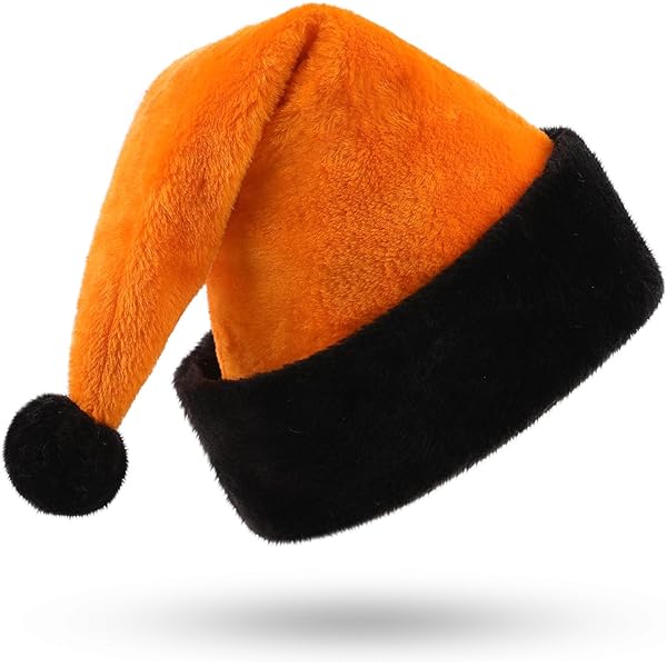 Reni con barba bianca che indossano il cappello di babbo natale cartoon