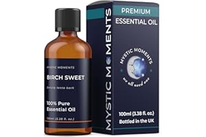Mystic Moments | Słodki olejek eteryczny z brzozy – 100 ml – 100% czysty