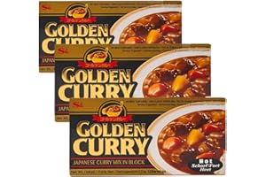 YIJIA | S B - Golden Curry Hot 220 gr - El curry es uno de los alimentos más populares en Japón.(3 Unidad)