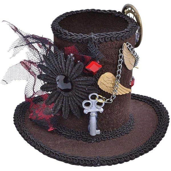 Bristol Novelty BH652 Stovepipe Mad Hatter Chequered Hat, Unisex - View #5