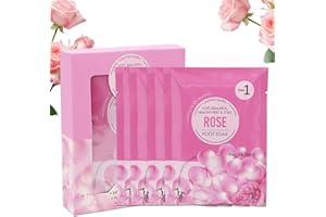 OURDORT Kit Sels pour Bain de Pieds, avec Poudre pour bain de pieds, Sels de bain, Masque à l'argile, Crème hydratante, Rose, un choix idéal pour les amies, les mères, les épouses et les filles