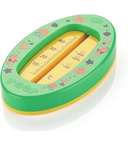 Thermomètre De Bain Bébé Digital Avec Alarme LED - Sécurisé, étanche, Pour Baignoire Et Piscine | Affichage Tricolore