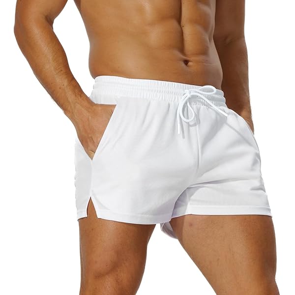 Short De Sport Homme 3" - Séchage Rapide - Léger Et Respirant - Pour Running, Fitness, Yoga