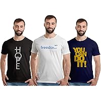 Boodbuck T Shirt for Men Combo Pack of 3