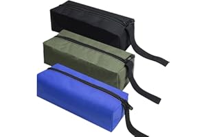 MORJCG 3Pcs Small Tool Pouch, Tool Pouch, Tool Pouch Bag, Tool Pouches, Small Tool Bag, Tool Bag Small, Tool Bag, Tool Pouches, Small Zipper Pouch, for Tool Organizer Storage Bag for Screwdriver Tool