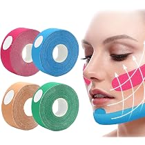 Face Lifting Tape Anti Falten Pflaster – 2 Rollen à 2,5x500 Cm, Für Augen, Stirn & Mehr