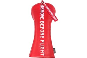 SHABIER Golf Head Cover with Remove Before Flight Design for Golf Club