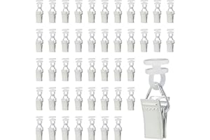 AMANDELIZABE 55 pinzas para cortinas, pinzas con ruedas, para cortinas enrollables