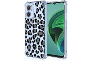 XINYEXIN Funda para Xiaomi Redmi 10 5G Transparente con 3D Flores Floral Lindo Animal Patrón Mujer Chica Carcasa Ultrafino, TPU Prueba de Golpes Bumper Case Cover - Leopard