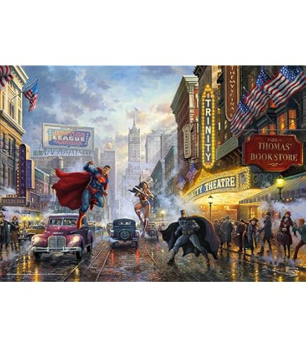 Puzzle - SCHMIDT SPIELE - Thomas Kinkade - 1000 pièces - Batman