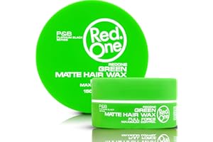 RedOne Mattes Haarwachs Grün150 ml | Ultra Halt | Haarwachs für Männer und Frauen | Kokosnussduft | Maximale Kontrolle