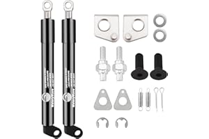 WateryWave 2X Rear Tailgate Struts for 2009-2018 FORD PX Ranger, for 2009-2018 Mazda BT-50 Car Boot Gas Springs Black Gas Struts Boot Struts Shock Lift Support