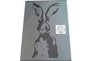 Solitarydesign Shabby Chic Plastic Stencil Hare Face Rabbit Vintage A4 297x210mm wall + Furniture DESA