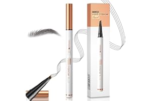 FRXVUC Stylo à sourcils étanche, Crayon Sourcil Microblading Sourcil, Imperméable, Résistant à la Transpiration Longue Durée Crayon Sourcil, Crée des Sourcils d'apparence Naturelle Sans Effort, Gris