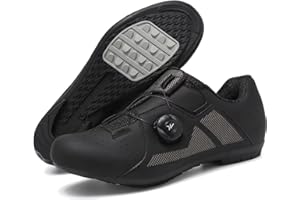 OBNOXI Men’s Performance Road Cycling Shoes - Lightweight, Breathable Design with Cleat Compatibility for Endurance Rides & All-Day Comfort