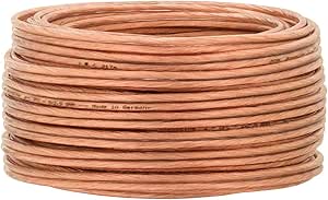 25 m 2 x 2.5 mm² | DCSk Hifi Speaker Cable | 99.99% OFC Pure Copper | Transparent | 25 m 2 x 2.5 mm²