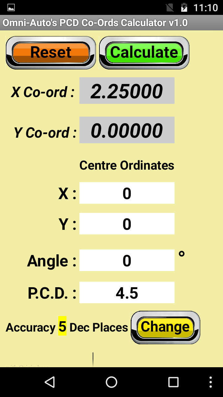 Pcd Co Ordinate Calculator Amazon Co Uk Apps Games