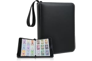 BAFUMIU Album carte pour 900 cartes, 50 pages, en PU cuir, portable, idéal pour enfants classeur carte magic, avec classeur cartes, classeur toploader, pochette carte. Cadeau parfait pour collectionneurs.