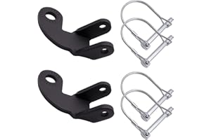 pangutheos 2 Pezzi Gancio per Rimorchio per Bici, Rimorchio Bicicletta Frizione Dotato di 4 Perni di Bloccaggio Tipo d Gancio Traino Bici per Rimorchi di Bambini Adatto per Biciclette