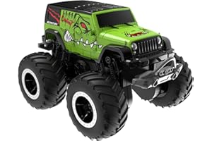 KADAYAYA Voiture télécommandée 1:20 Amphibie RC Monster Car pour Enfants, 4WD étanche Tout Terrain véhicule Tout-Terrain RC Truck (Vert)
