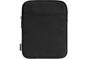 Dadanism 6-7 Pouces Housse Protectrice Pochette Nylon pour 7" Kindle Paperwhite et Kindle Colorsoft Signature Edition, 6" K-indle 11e Gén, Sac de Transport pour K-indle Oasis E-Reader, Noir