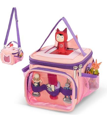Tonie Toniebox Accessoires - Organiseur de coque de protection avec rangement pour figurines - Sac de rangement pour Tonie Toniebox Accessoires - Organiseur de coque de protection avec rangement pour figurines - Sac de rangement pour