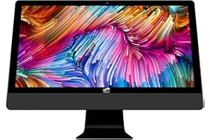 STGsivir Ordinateur de Bureau Tout-en-Un, écran 24", Core i7 jusqu'à 4.0 GHz, RAM 16 Go, SSD 1 to, WiFi, Bluetooth 5.0, Windows11 Pro, Noir