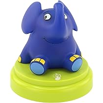 Mr. Wonderful Luce Notturna Elefante Per Dolci Sogni – PVC Morbido – Con 3 Pile AAA Incluse – Dimensioni 12,2 X 11,8 X 11,8 Cm - 2