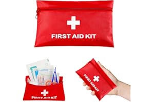 ZTBFHLZQ Kit di Pronto Soccorso Portatile, Mini Kit di pronto soccorso, First Aid Kit, Kit Pronto Soccorso Trekking, per Casa Auto Viaggio Moto All'aperto Trekking e Campeggio