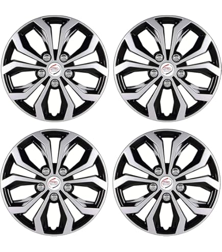 VW Up! 2012-on 14" Steel Wheel Trims Silver (x4) 1S0071454 - View #6
