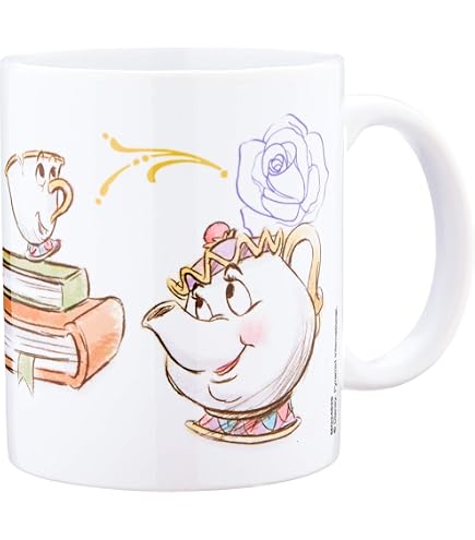 Disney Mug, Sottobicchiere E Portachiavi Set La Bella E La Bestia Enchanted Pyramid International 5050293861029 - 12