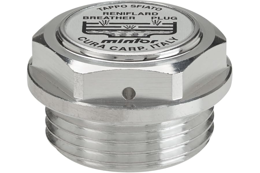 Hydraulic filling plug with breather and milled head (10x1 Metric)