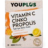 Youplus Vitamin C, Zinc & Propolis 20 Effervescent Tablets