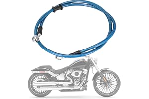IUVWISN Latiguillo Freno Moto (Azul, 700mm)