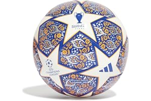 adidas Ucl Lge J290 Is Pallone da calcio Bianco-blu-argento-arancio/S 4