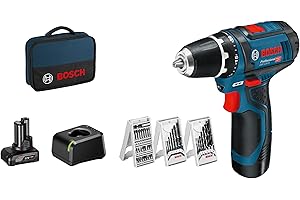 ‎BOSCH PROFESSIONAL Bosch Professional 12V System Akku Bohrschrauber GSR 12V-15 (inkl. 39 tlg. Zubehörset, 2.0Ah Akku, 4.0Ah Akku, Ladegerät GAL 12V-20, Werkzeugtasche)