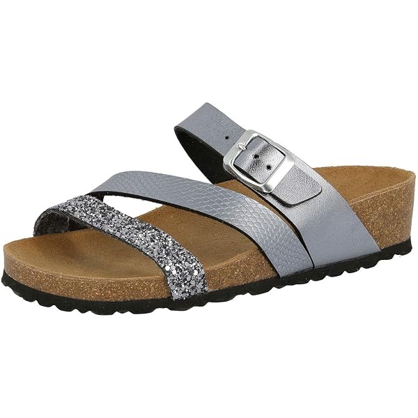 Lico Mules Bioline Glitter – Sandali Aperti Con Plantare In Pelle - 6