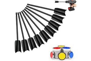 KITNELW 10 Pièces Mélangeur Résine époxy Agitateur de peinture Plastique Mélangeur pour Resine Epoxy Percer Mélanger Peinture Glaçure Céramique