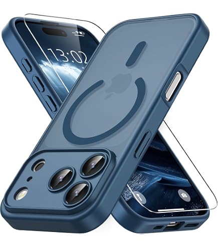 ROUMAYMAY Cover per iPhone 16 Pro Max, magnetica forte