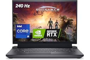 Dell G16 7630 Ordinateur Portable 16'' QHD+ écran 240 Hz Nvidia G-Sync, Intel Core i9-13900HX, Nvidia GeForce RTX 4070, 32 Go RAM, 1 to SSD, Windows 11 Home, Clavier rétroéclairé RGB AZERTY - Gris