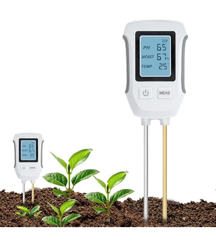 thumbnail image 2 of 4-in-1 LCD Digital Soil PH Meter – Tester For Temperature, Sunlight, Fertility & Moisture, Hygrometer For Indoor/Outdoor Plants 2 of 6