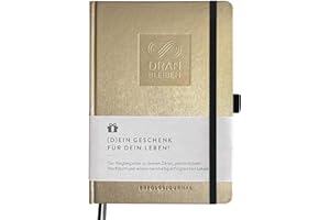 ‎DRAN BLEIBEN DRAN BLEIBEN Erfolgsjournal – für Ziele, Fokus, Selbstreflexion, Achtsamkeit & persönliche Entwicklung – DIN A5 (Startversion, Sandy Gold)