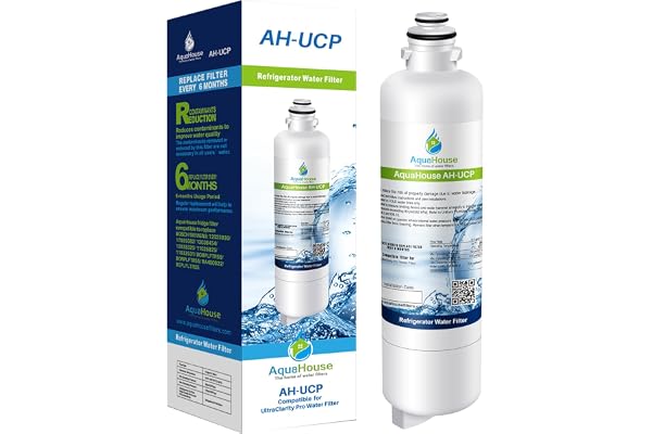 AquaHouse AH-UCP vattenfilter kompatibelt med Ultra Clarity Pro 11032518, BORPLFTR50, BORPLFTR55 passar Bosch Neff Siemens & Gaggenau kylskåp