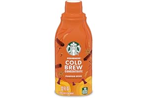 Starbucks® Concentrado de preparación fría – Multi Serve 32 onzas de especias de calabaza