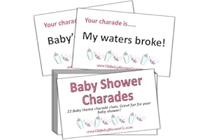 Pink Bee Parties - Baby Shower Party Game - Charades (Pink)