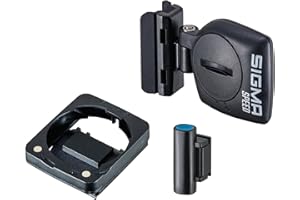 SIGMA Sts Rad 2 Kit 2450 | Pomiar prędkości dla cyfrowych komputerów rowerowych (CR2450) | Zestaw do drugiego roweru | W tym wspornik (CR2450), czujnik prędkości i magnes