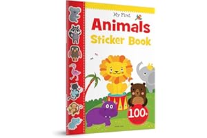 My First Animal Sticker Book (Exciting Sticker Books With 1 Plus Colourful Stickers) by Wonder House Books Paperback