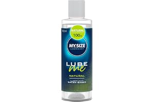 MY.SIZE Lube Me Premium Glidmedel Natural 100 ml I Naturligt och luktfritt smörjmedel I Vattenbaserat smörjmedel I Smörjgel s
