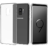 Migeec Hülle für Samsung Galaxy S9 Transparent [Stoßfest] Weiche Silikon [Kratzfest] Flex TPU Bumper handyhülle Durchsichtige
